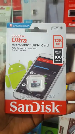 Sandisk Ultra Micro SD (Memory Card) 128gb Class 10