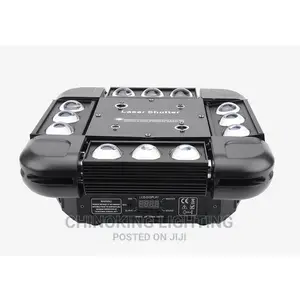 Moving Head 12pcs RGBW 4 in 1 With Laser System