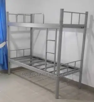 Modern Metal Twin Bunk Bed