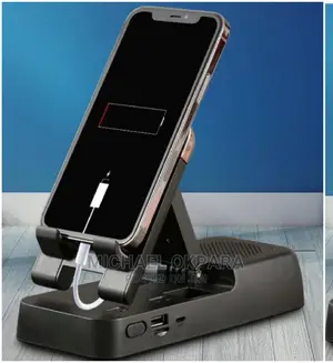 Phone Holder, Power Bank, Bluetooth and Memory Card Gap