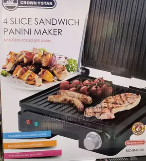 Crown Star Grill/Panini/Shawarma/ Sandwish Maker
