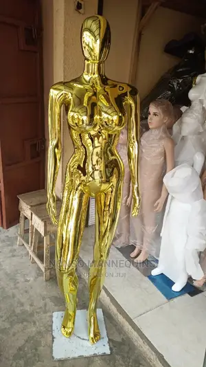 Brand New Size 12 Body Gold Chrome Female Mannequins