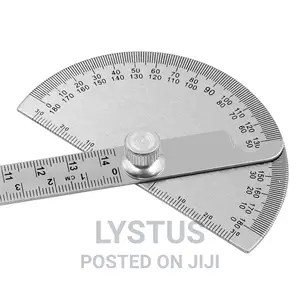 145mm Stainless Steel 180 Angle Protractor