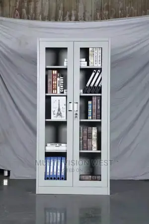 Full Glass Swing Doors Bookcase