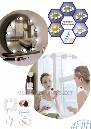 LED Vanity Mirror Light Kits With Dimmable Light Bulbs