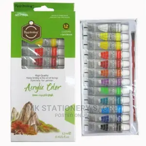 Keep Smiling Acrylic Paint and Oil Paint 12colours and 12ml