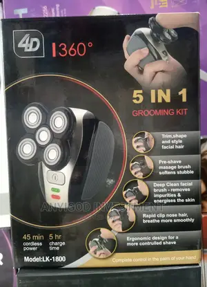 4d 1360% 5-1 Grooming Rechargeable Kit