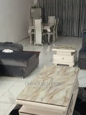 Exotic Center Table and Side Stools