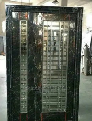 4ft: High Grade Stainless Marble Glass Door