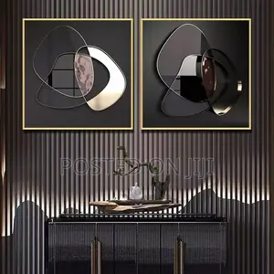 Abstract 3D Metal Wall Art