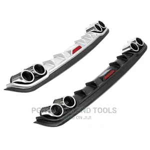 Dual Exhaust Rear Bumper Spoiler