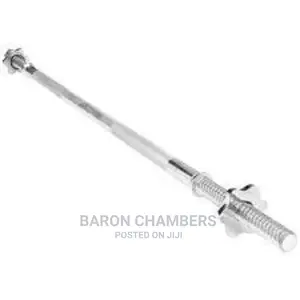 Brand New 5ft Barbell 1” Weight Lifting Bar With Spinlock