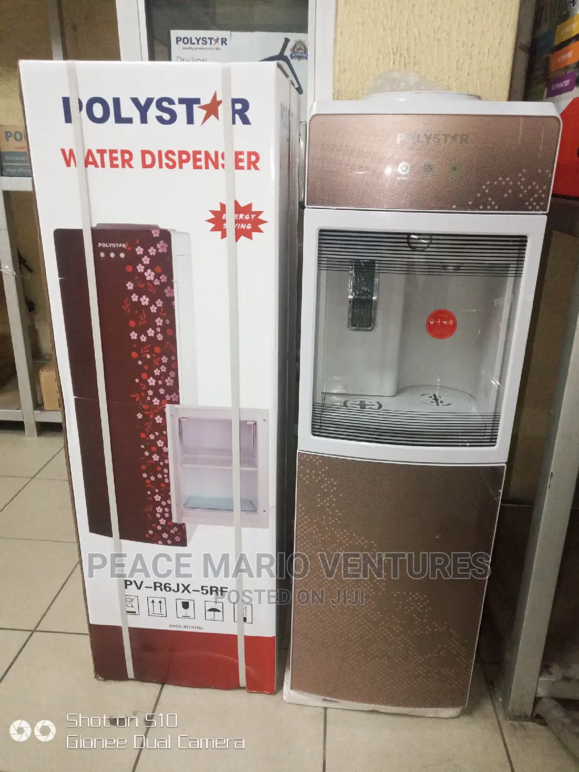 Polystar Water Dispenser With Two Doors/Fridge