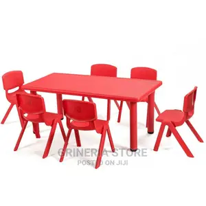 Pre-School Classroom Activity Table and 6 Chairs