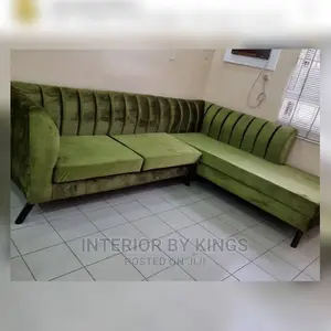 L-Shaped Fabric Sofa Can Come in Colors.Best Finishing