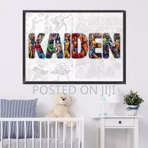 Personalized Avengers Name Word Art