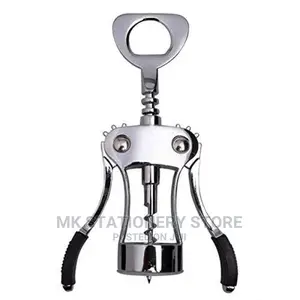 Metal Bottle Opener for Red Wine Cock Screw