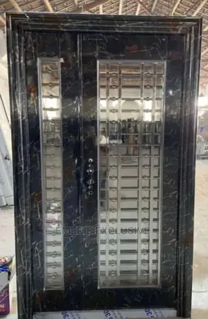 4ft: Stainless Marble Glass Entrance Door