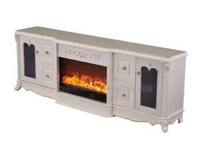 Italian Oxford Fireplace LED TV Stands