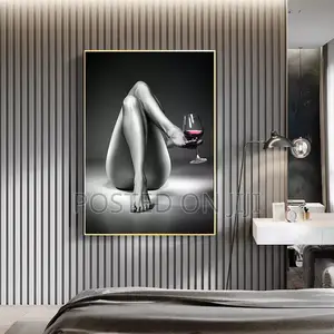 Black White Sexy Nude Woman