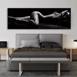 Black and White Sexy Nude Wall Art