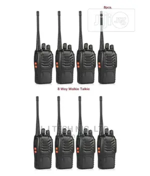 8 Pieces Baofeng Walkie-Talkie Radio