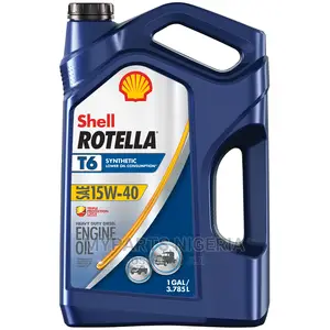 Shell Rotella T6 Full Synthetic Diesel Motor Oil 15w-40
