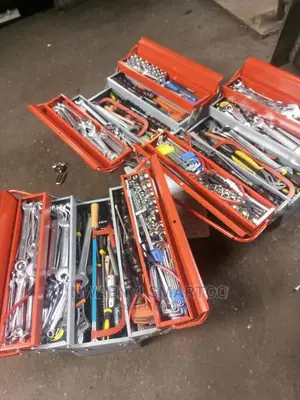 Set of Tools Box With Iron Box
