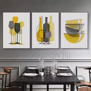 Rice Bowl, Cup, Wine Glass Wall Art