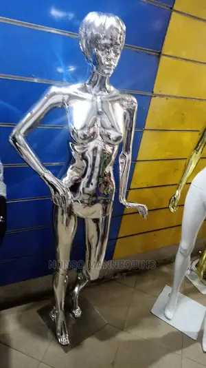 R1 Head Silver Full Body Female Mannequin