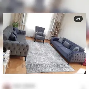 6seater Chesterfield Sofa Tufted to Perfection