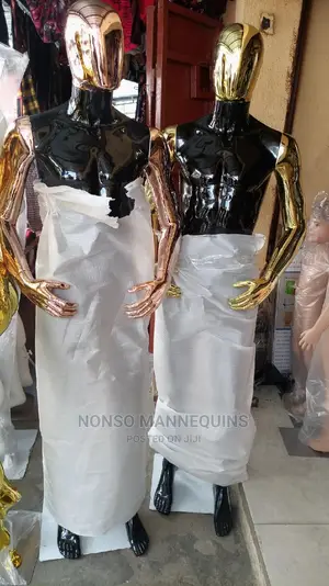 Ehm Gold Chrome Mannequins Male Display