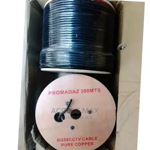 100% Copper.Rg59. Cctv Camera Without Power By 300m