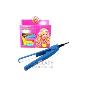 Magic Leverag Roller Curler + Mini Hair Perming Straightener