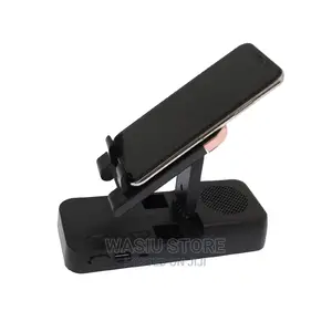 Mobile Phone Holder and Bluetooth Speaker With USB Ports