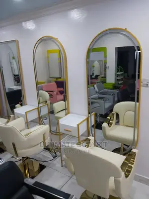 Brand New Salon Chair Mirror Cabinet