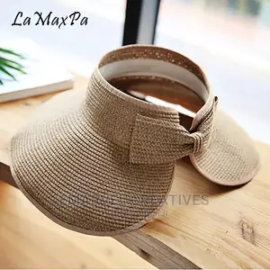 Lamaxpa New Women Summer Visors Hat Foldable Sun Hat Wide