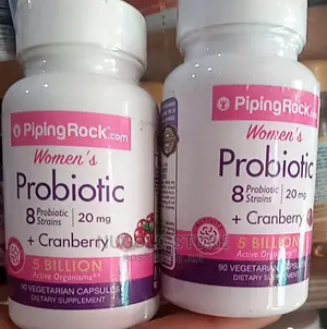 Pipingrock Women's Probiotic Plus Cranberry --20mg *90 Caps
