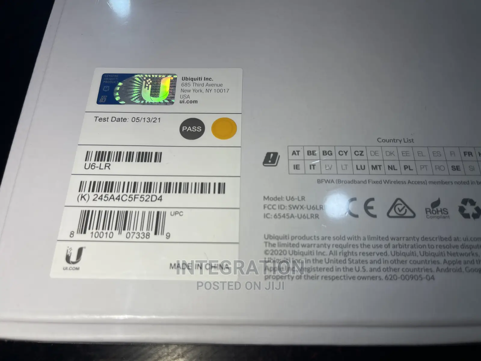 Ubiquiti U6-Lr