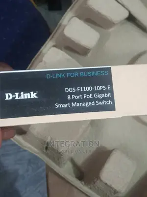D-Link 8port Gig Poe Switch + 2fiber Port Smart Switch