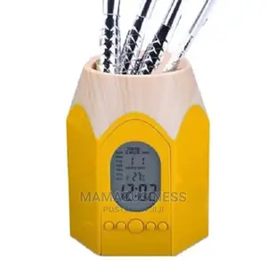 Office Pen Holder Digital Calendar