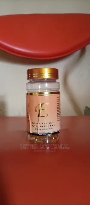 Natural Vitamin E Dietary Supplement.