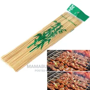 100 Falcon Bamboo Skewers 10inch Wooden Bbq Sticks