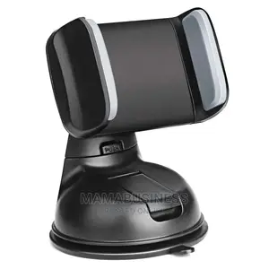 Mobile Phone Silicone Sucker Car Phone Holder - Black