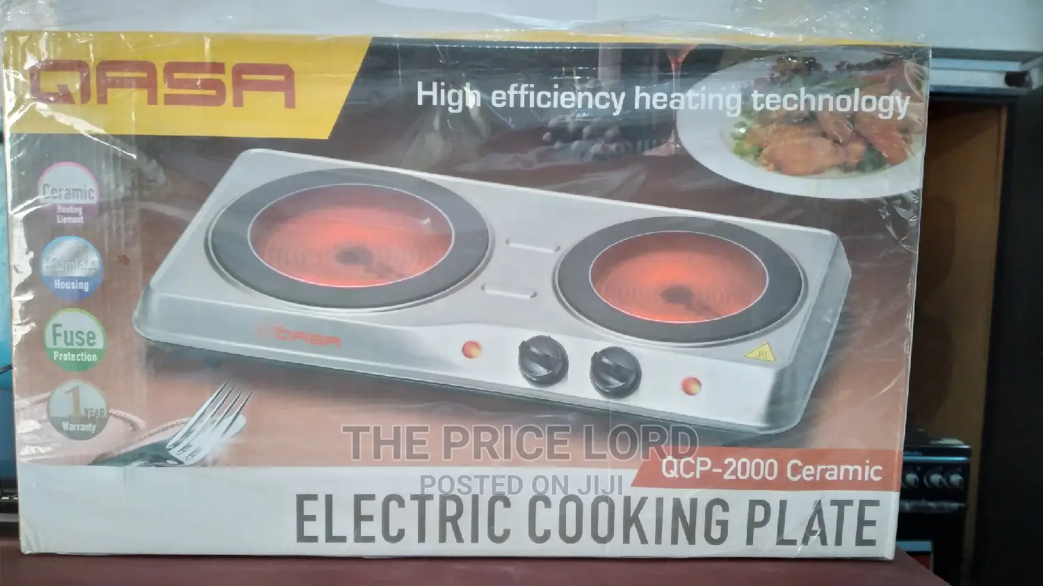 Qasa Electric Cooking Plate
