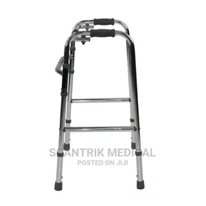 Lightweight Aluminium Folding Walking Frame With Wheels