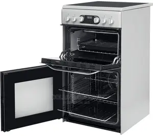 Hotpoint Hd5v93ccss Double Oven Electric Cooker With Hob