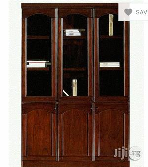 3 Doors Pure Wooden Book Shelve