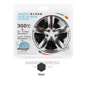 20pcs Silica Gel Car Wheel Nut Protection Cover - Black