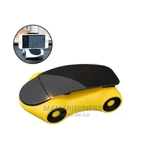 Car Shape Mobile Phone Holder - Yellow